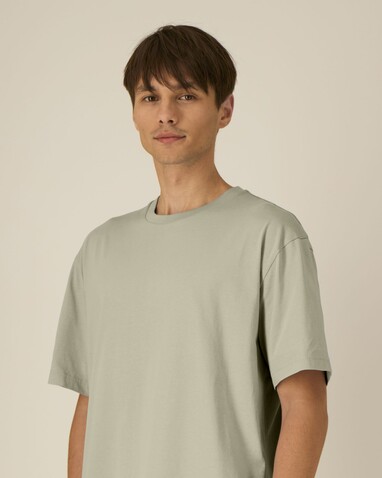 Breezer - Das Relaxed Unisex-T-Shirt - Stone - M bedrucken, Art.-Nr. STTU964C3581M
