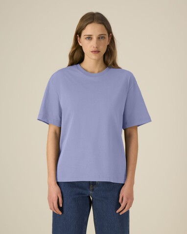 Breezer - Das Relaxed Unisex-T-Shirt - Violet - XL bedrucken, Art.-Nr. STTU964C1341X