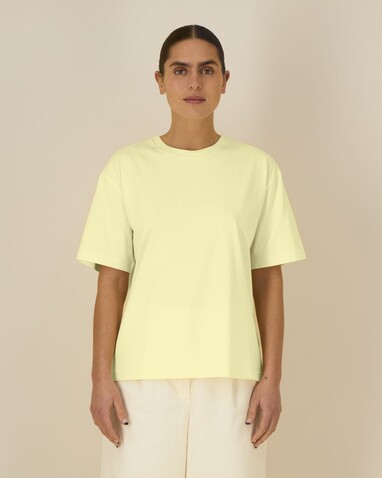 Breezer - Das Relaxed Unisex-T-Shirt - Lemon Sorbet - M bedrucken, Art.-Nr. STTU964C1331M