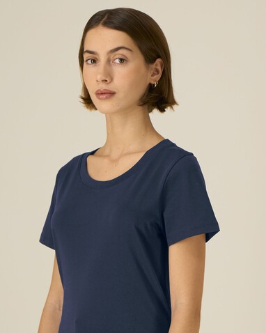 Stella Expresser 2.0 - Das Fitted Damen-T-Shirt - French Navy - S bedrucken, Art.-Nr. STTW079C7271S