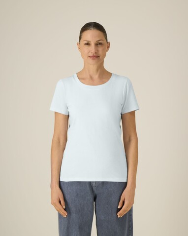 Stella Expresser 2.0 - Das Fitted Damen-T-Shirt - Blue Ice - XL bedrucken, Art.-Nr. STTW079C7281X Stella Expresser 2.0 - Das Fitted Damen-T-Shirt - Blue Ice - XL bedrucken, Art.-Nr. STTW079C7281X