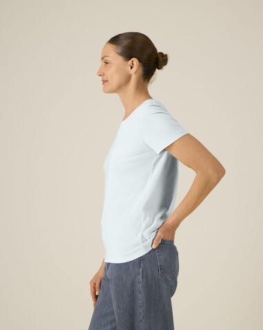 Stella Expresser 2.0 - Das Fitted Damen-T-Shirt - Blue Ice - M bedrucken, Art.-Nr. STTW079C7281M Stella Expresser 2.0 - Das Fitted Damen-T-Shirt - Blue Ice - M bedrucken, Art.-Nr. STTW079C7281M