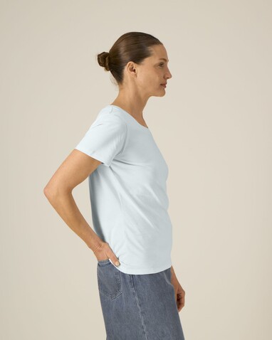 Stella Expresser 2.0 - Das Fitted Damen-T-Shirt - Blue Ice - S bedrucken, Art.-Nr. STTW079C7281S