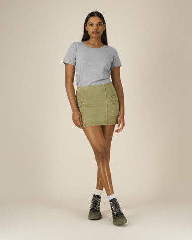 Stella Expresser 2.0 - Das Fitted Damen-T-Shirt - Heather Grey - L bedrucken, Art.-Nr. STTW079C2501L