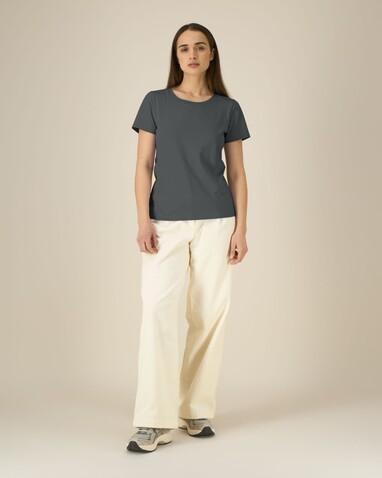 Stella Expresser 2.0 - Das Fitted Damen-T-Shirt - Anthracite - L bedrucken, Art.-Nr. STTW079C2531L