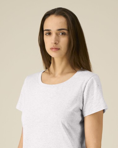 Stella Expresser 2.0 - Das Fitted Damen-T-Shirt - Cool Heather Grey - L bedrucken, Art.-Nr. STTW079C1461L