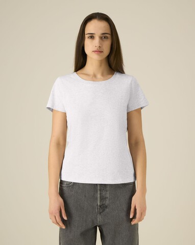 Stella Expresser 2.0 - Das Fitted Damen-T-Shirt - Cool Heather Grey - L bedrucken, Art.-Nr. STTW079C1461L