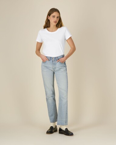 Stella Expresser 2.0 - Das Fitted Damen-T-Shirt - White - S bedrucken, Art.-Nr. STTW079C0011S