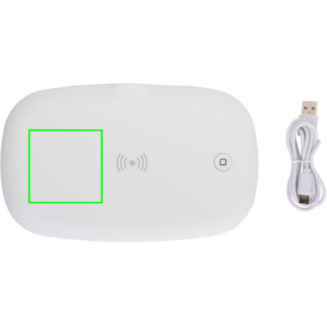 UV-C Sterilisations-Box mit 5W Wireless Charger weiß bedrucken, Art.-Nr. P301.113 UV-C Sterilisations-Box mit 5W Wireless Charger weiß bedrucken, Art.-Nr. P301.113