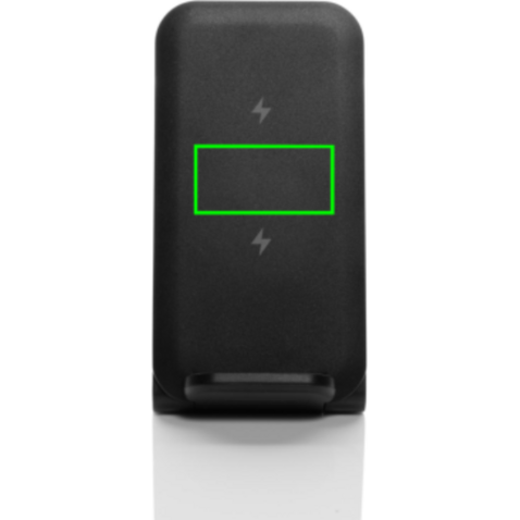 Powerpal 3-in-1 15W-Ladegerät aus RCS recyceltem Kunststoff schwarz bedrucken, Art.-Nr. P309.0601 Powerpal 3-in-1 15W-Ladegerät aus RCS recyceltem Kunststoff schwarz bedrucken, Art.-Nr. P309.0601