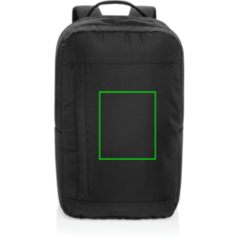 Swiss Peak Aware™ Edin 100% RPET 15,6" Laptop Rucksack schwarz bedrucken, Art.-Nr. P763.4801 Swiss Peak Aware™ Edin 100% RPET 15,6" Laptop Rucksack schwarz bedrucken, Art.-Nr. P763.4801