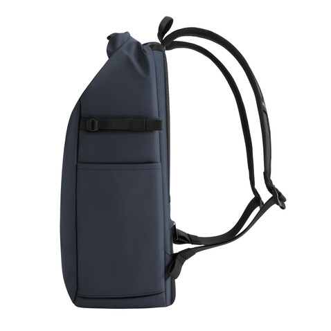 Urban wasserabweisender Anti-Diebstahl Rucksack navy blau, schwarz bedrucken, Art.-Nr. P706.2825 Urban wasserabweisender Anti-Diebstahl Rucksack navy blau, schwarz bedrucken, Art.-Nr. P706.2825