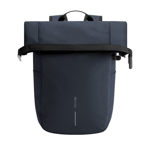 Urban wasserabweisender Anti-Diebstahl Rucksack navy blau, schwarz bedrucken, Art.-Nr. P706.2825 Urban wasserabweisender Anti-Diebstahl Rucksack navy blau, schwarz bedrucken, Art.-Nr. P706.2825
