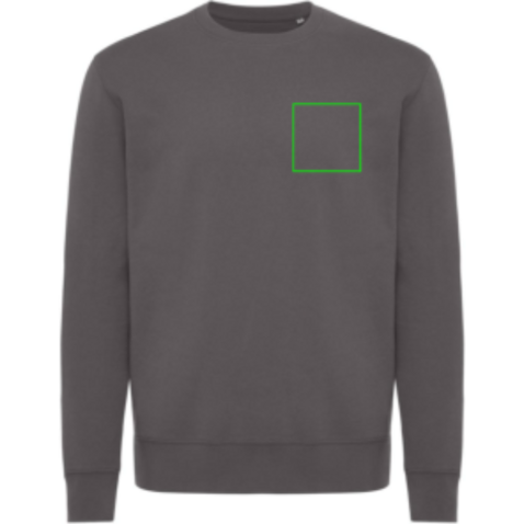 IQONIQ Kruger Relax-Rundhals-Sweater aus recycelt. Baumwolle anthrazit bedrucken, Art.-Nr. T9302.019.L IQONIQ Kruger Relax-Rundhals-Sweater aus recycelt. Baumwolle anthrazit bedrucken, Art.-Nr. T9302.019.L