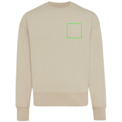 IQONIQ Kruger Relax-Rundhals-Sweater aus recycelt. Baumwolle desert bedrucken, Art.-Nr. T9302.006.XXL IQONIQ Kruger Relax-Rundhals-Sweater aus recycelt. Baumwolle desert bedrucken, Art.-Nr. T9302.006.XXL