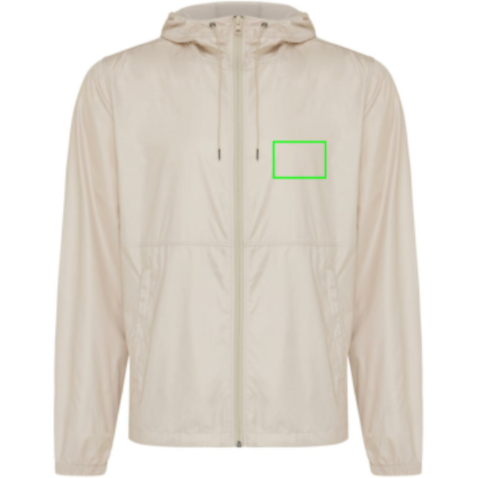 IQONIQ Logan Lightweight Jacke aus recyceltem Polyester beige bedrucken, Art.-Nr. T9701.030.XXL