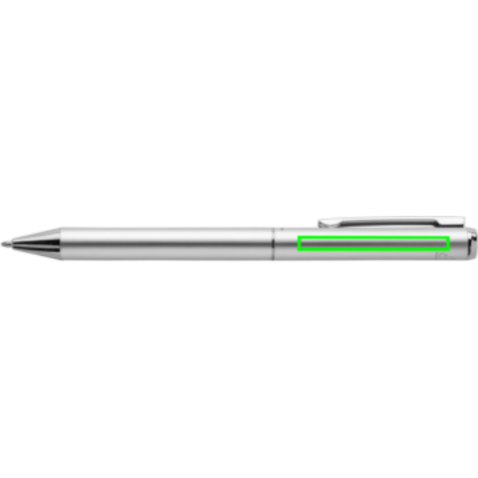 Swiss Peak Cedar Stift aus RCS recyceltem Aluminium silber bedrucken, Art.-Nr. P611.152