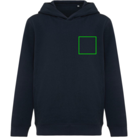 IQONIQ Yengo KidsHoodie mit Seitentaschen aus rec. Baumwolle navy blau bedrucken, Art.-Nr. T6404.002.910 IQONIQ Yengo KidsHoodie mit Seitentaschen aus rec. Baumwolle navy blau bedrucken, Art.-Nr. T6404.002.910