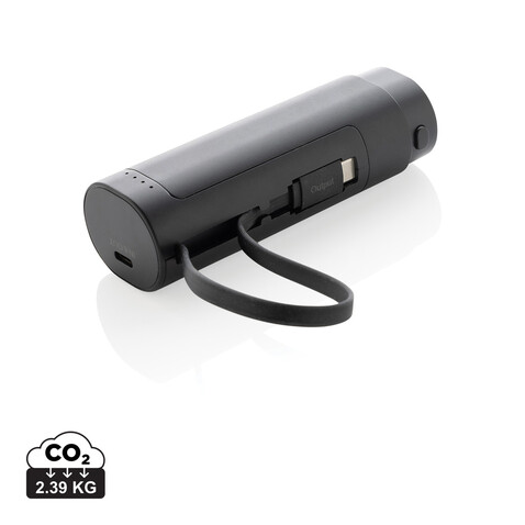CycleCell 5000mah Powerbank mit herausnehmbarer Batterie schwarz bedrucken, Art.-Nr. P322.5301 CycleCell 5000mah Powerbank mit herausnehmbarer Batterie schwarz bedrucken, Art.-Nr. P322.5301