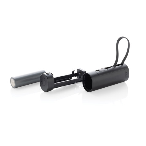 CycleCell 5000mah Powerbank mit herausnehmbarer Batterie schwarz bedrucken, Art.-Nr. P322.5301 CycleCell 5000mah Powerbank mit herausnehmbarer Batterie schwarz bedrucken, Art.-Nr. P322.5301