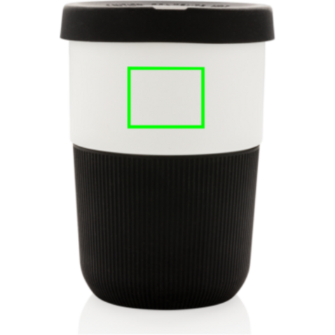 PLA Cup Coffee-To-Go 380ml schwarz bedrucken, Art.-Nr. P432.831 PLA Cup Coffee-To-Go 380ml schwarz bedrucken, Art.-Nr. P432.831