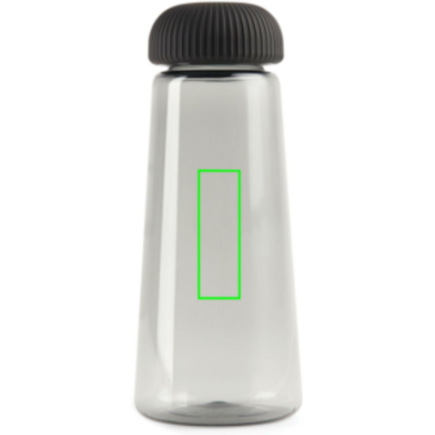 VINGA Erie 575ml Flasche aus RCS recyceltem PET schwarz bedrucken, Art.-Nr. V433021