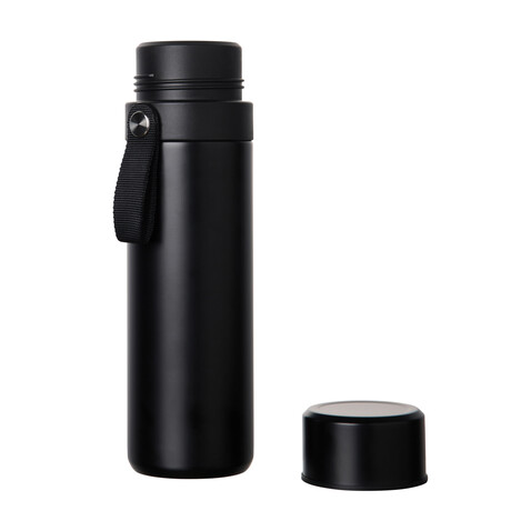 VINGA Tono RCS Thermoskanne mit zwei Bechern, 750ml schwarz bedrucken, Art.-Nr. V4300701 VINGA Tono RCS Thermoskanne mit zwei Bechern, 750ml schwarz bedrucken, Art.-Nr. V4300701