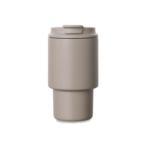 VINGA Nagano RCS To-Go-Becher, 350ml greige bedrucken, Art.-Nr. V4320619 VINGA Nagano RCS To-Go-Becher, 350ml greige bedrucken, Art.-Nr. V4320619
