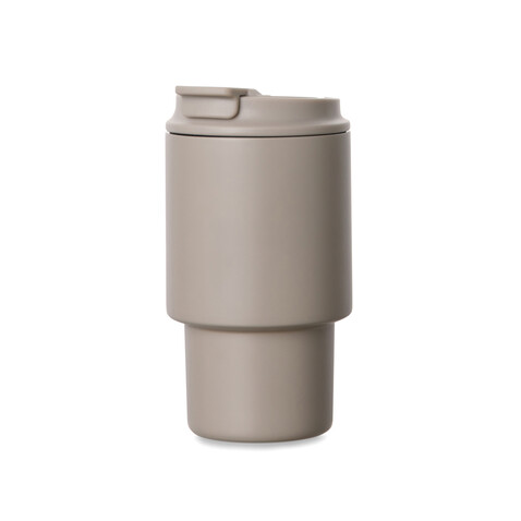 VINGA Nagano RCS To-Go-Becher, 350ml greige bedrucken, Art.-Nr. V4320619 VINGA Nagano RCS To-Go-Becher, 350ml greige bedrucken, Art.-Nr. V4320619