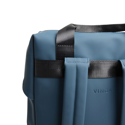 VINGA Baltimore RCS Tote Rucksack navy blau bedrucken, Art.-Nr. V7050025 VINGA Baltimore RCS Tote Rucksack navy blau bedrucken, Art.-Nr. V7050025