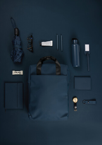VINGA Baltimore RCS Tote Rucksack navy blau bedrucken, Art.-Nr. V7050025 VINGA Baltimore RCS Tote Rucksack navy blau bedrucken, Art.-Nr. V7050025