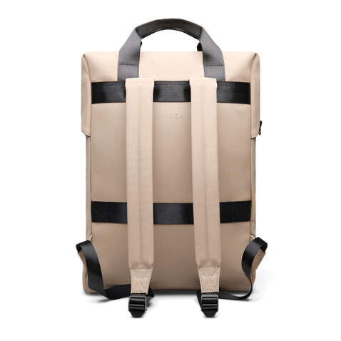 VINGA Baltimore RCS Tote Rucksack greige bedrucken, Art.-Nr. V7050019