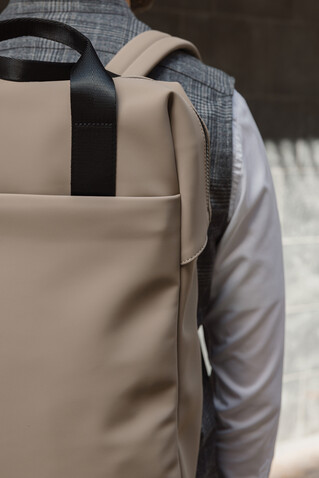 VINGA Baltimore RCS Tote Rucksack greige bedrucken, Art.-Nr. V7050019