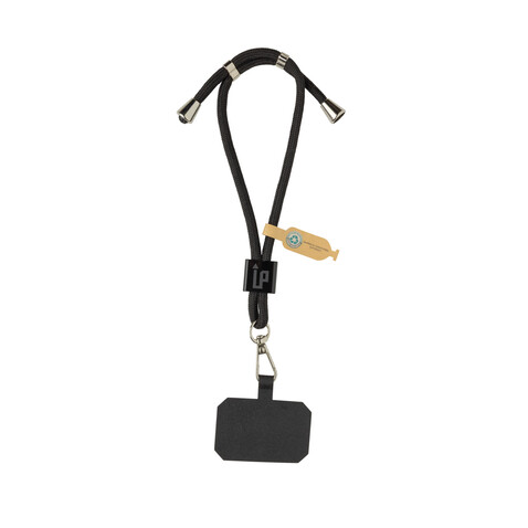 CarryLoop verstellbares Handy-Handgelenksband aus RCS rPET schwarz bedrucken, Art.-Nr. P302.8401 CarryLoop verstellbares Handy-Handgelenksband aus RCS rPET schwarz bedrucken, Art.-Nr. P302.8401