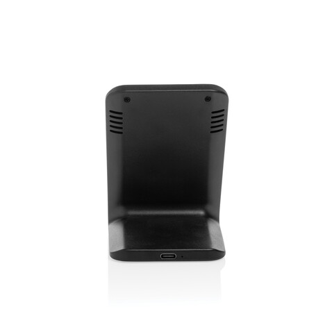 VoltPerch 15W magnetischer Wireless Charger aus RCS rec. ABS schwarz bedrucken, Art.-Nr. P309.0901