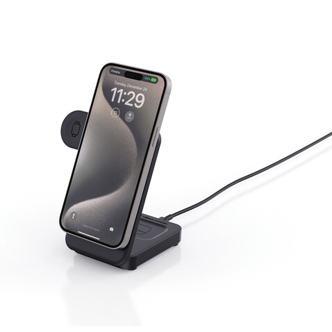 Urban Vitamin Arcadia 15W 3in1 Magnet-Charger aus RCS rABS schwarz bedrucken, Art.-Nr. P309.5101 Urban Vitamin Arcadia 15W 3in1 Magnet-Charger aus RCS rABS schwarz bedrucken, Art.-Nr. P309.5101