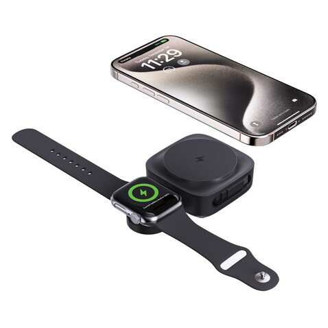 Urban Vitamin Goleta 2-in-1 15W Magnetic Wireless Charger schwarz bedrucken, Art.-Nr. P309.5301 Urban Vitamin Goleta 2-in-1 15W Magnetic Wireless Charger schwarz bedrucken, Art.-Nr. P309.5301