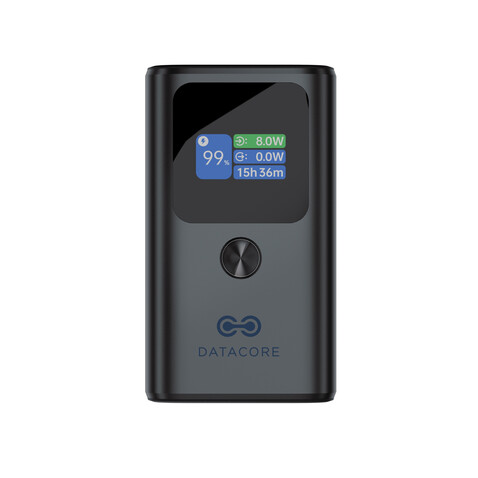 Urban Vitamin Campbell 55W 10.000mAh Pocket-Powerbank grau bedrucken, Art.-Nr. P322.7602