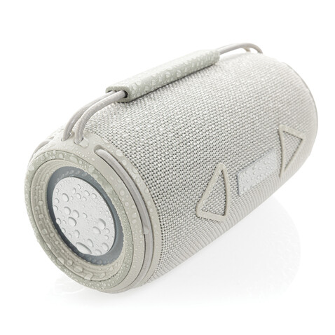 Prisma 16W IPX4 Speaker aus RCS rec. rPET grau bedrucken, Art.-Nr. P331.1419