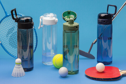 Sip'nLock RCS rPET auslaufsichere Sport-Trinkflasche 800ml navy blau bedrucken, Art.-Nr. P437.7025 Sip'nLock RCS rPET auslaufsichere Sport-Trinkflasche 800ml navy blau bedrucken, Art.-Nr. P437.7025