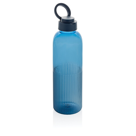 Ripple RCS rPET auslaufsichere Wasserflasche, 750ml navy blau bedrucken, Art.-Nr. P437.7125