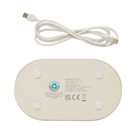 LumaRise RCS Sonnenaufgangs-Wecker beige bedrucken, Art.-Nr. P457.0019