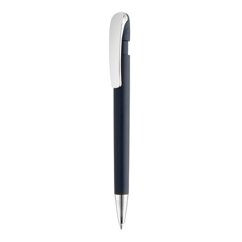 Glide GRS-zertifizierter rABS Stift mit Metallclip navy blau bedrucken, Art.-Nr. P611.3925 Glide GRS-zertifizierter rABS Stift mit Metallclip navy blau bedrucken, Art.-Nr. P611.3925