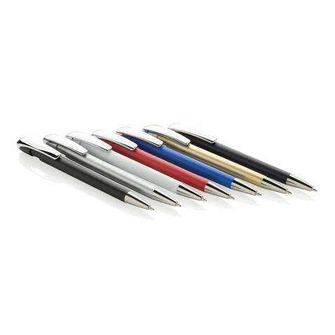 Glide GRS-zertifizierter rABS Stift mit Metallclip navy blau bedrucken, Art.-Nr. P611.3925 Glide GRS-zertifizierter rABS Stift mit Metallclip navy blau bedrucken, Art.-Nr. P611.3925