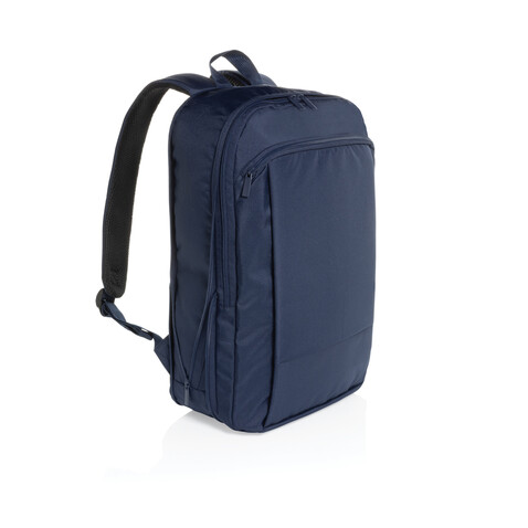 Flexpack Aware™ Expandable Slim RPET 15,6" Laptop-Rucksack navy blau bedrucken, Art.-Nr. P763.4925 Flexpack Aware™ Expandable Slim RPET 15,6" Laptop-Rucksack navy blau bedrucken, Art.-Nr. P763.4925