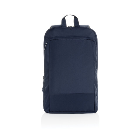 Flexpack Aware™ Expandable Slim RPET 15,6" Laptop-Rucksack navy blau bedrucken, Art.-Nr. P763.4925 Flexpack Aware™ Expandable Slim RPET 15,6" Laptop-Rucksack navy blau bedrucken, Art.-Nr. P763.4925