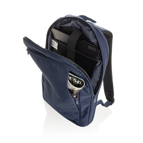 Flexpack Aware™ Expandable Slim RPET 15,6" Laptop-Rucksack navy blau bedrucken, Art.-Nr. P763.4925 Flexpack Aware™ Expandable Slim RPET 15,6" Laptop-Rucksack navy blau bedrucken, Art.-Nr. P763.4925