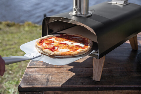 BOSKA Pizza Ofen Pro Pellet schwarz bedrucken, Art.-Nr. RB320503