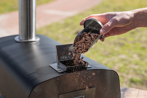 BOSKA Pizza Ofen Pro Pellet schwarz bedrucken, Art.-Nr. RB320503