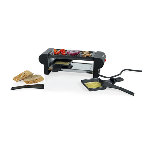 BOSKA Gourmet Raclette Mini 220V (EU Type F) schwarz bedrucken, Art.-Nr. RB851100